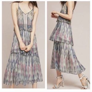 NWOT ANTHROPOLOGIE JOSIE tiered maxi dress!!!